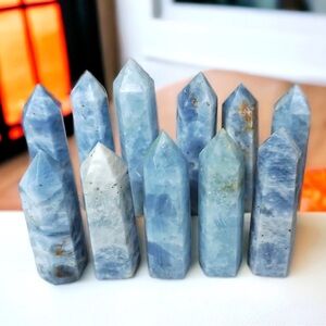 Madagascar Celestine Celestite Crystal Gemstone Towers